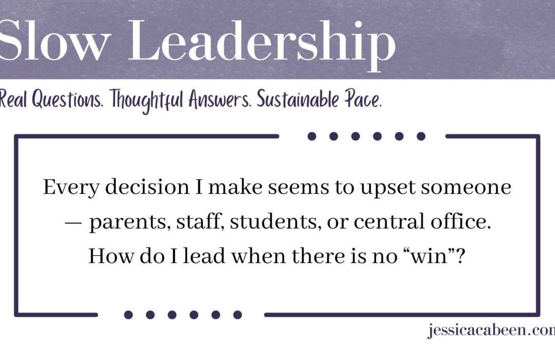 What if I’m always disappointing someone?