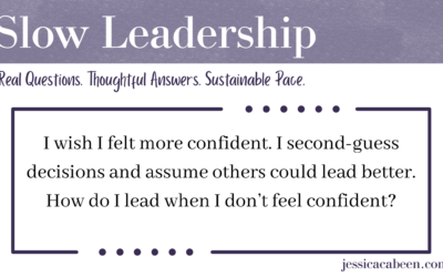 How Do I Lead When I Don’t Feel Confident?