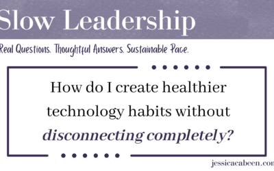 How do I create healthier technology habits without disconnecting completely?