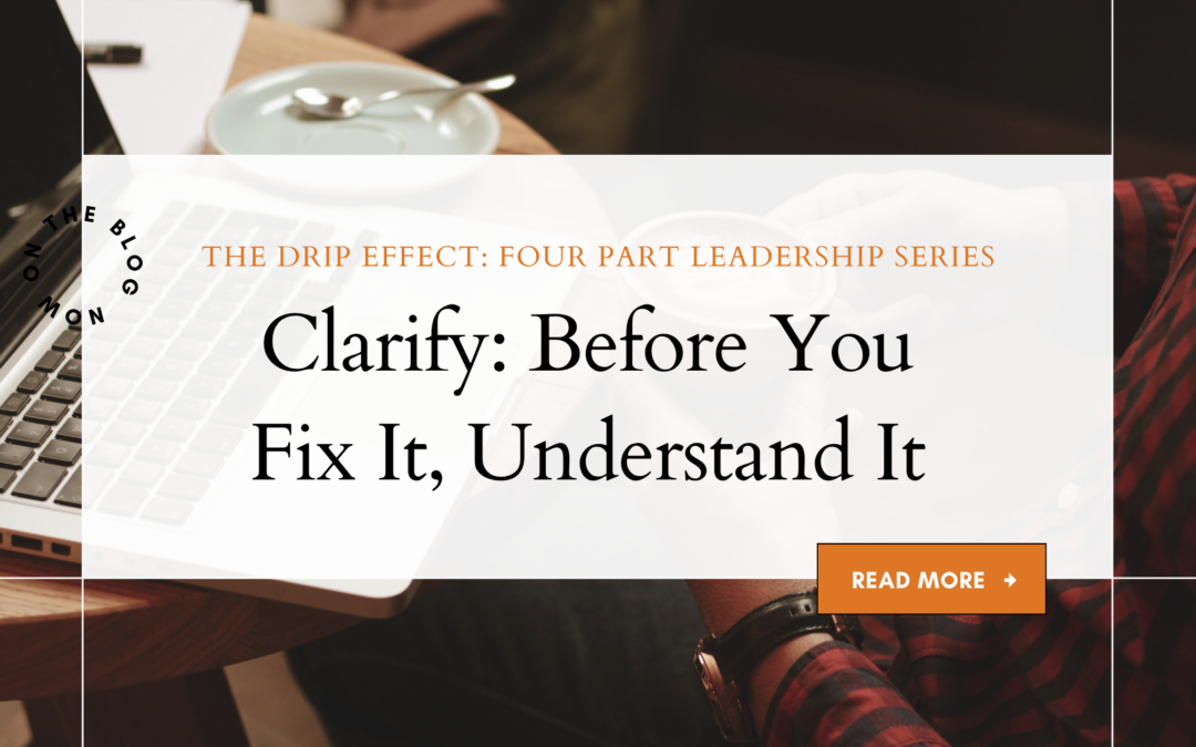 Clarify: Before You Fix It, Understand It