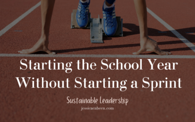 Starting the School Year Without Starting a Sprint
